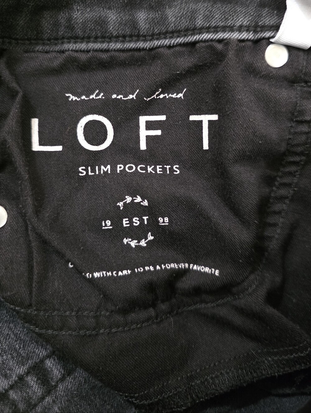 LOFT Women's Dark Wash Skinny Jeans - Picture 5 of 5